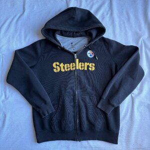Pittsburgh Steelers Nike Youth XL Full Zip Embroidered NFL Team Apparel Hoodie